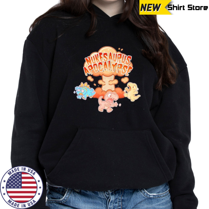 NukeSaurus Apocalypse dinosaur meme shirt Sweatshirt