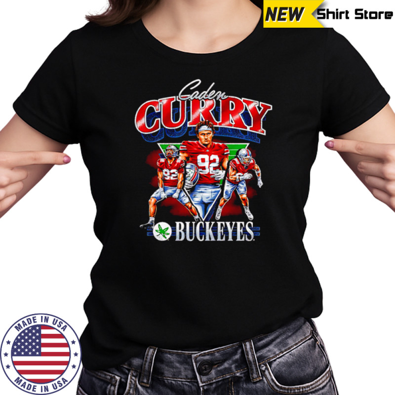 Ohio State Buckeyes #92 Caden Curry Graphic shirt Women's T-shirt