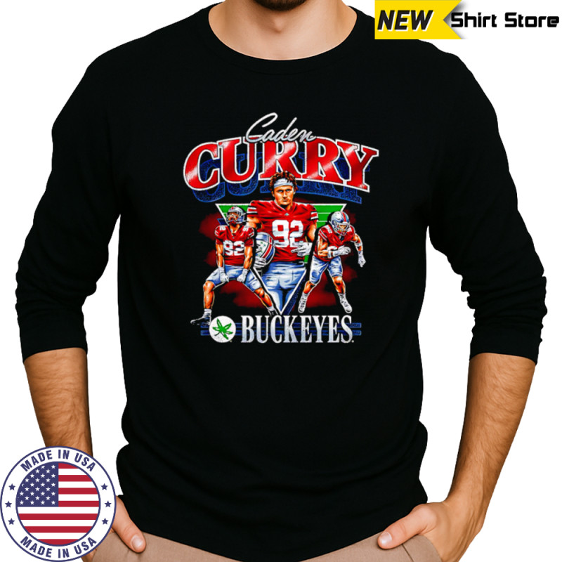 Ohio State Buckeyes #92 Caden Curry Graphic shirt Long Sleeved