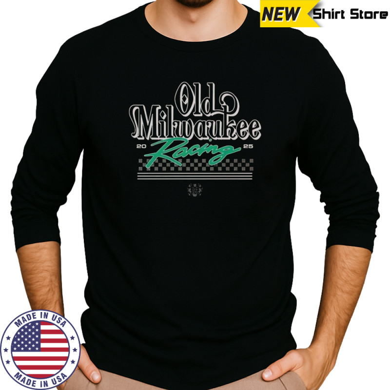 Old Milwaukee Neon Drift Racing 2025 T-Shirt Long Sleeved