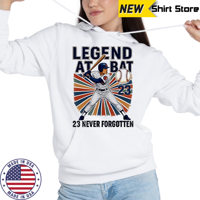Ryne Sandberg Legend at Bat 23 never forgotten shirt Sweatshirt