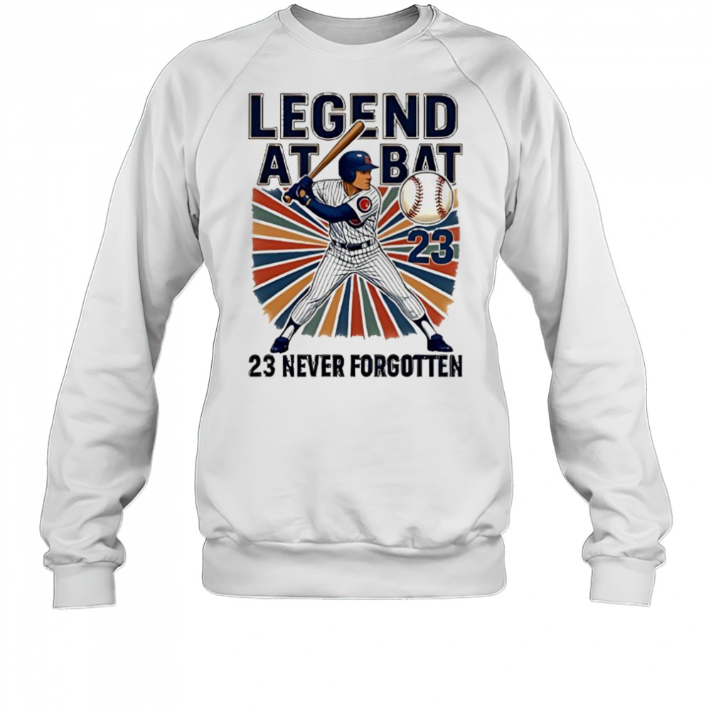 Ryne Sandberg Legend at Bat 23 never forgotten shirt Sweatshirt