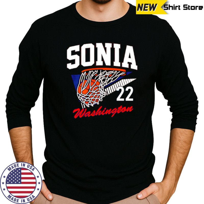 Sonia Citron 22 Washington Mystics basketball basket shirt Long Sleeved