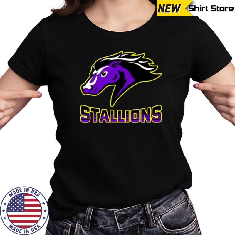 Stallions purple logo shirt Women's T-shirt