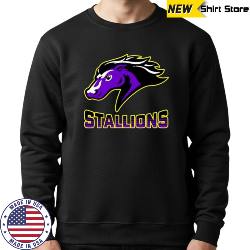 Stallions purple logo shirt Hoodie