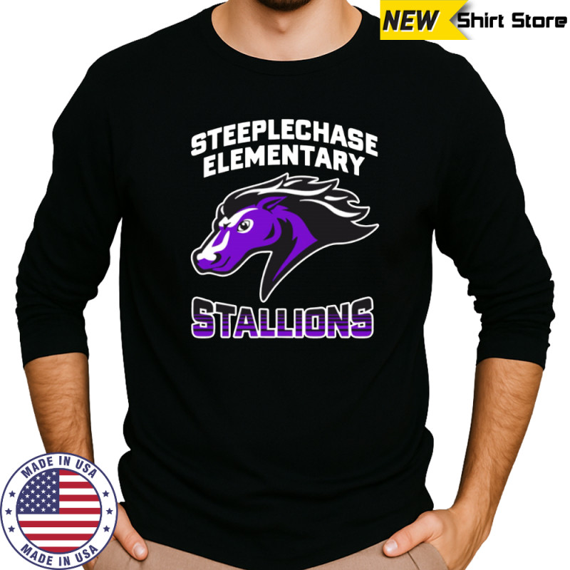 Steeplechase Stallions Elementary Go Stallions shirt Long Sleeved