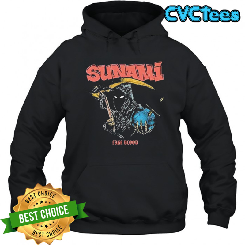 Sunami Fake Blood T-Shirt Hoodie