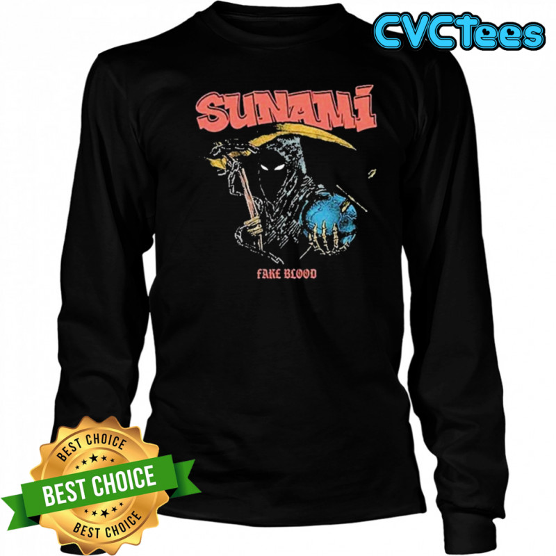 Sunami Fake Blood T-Shirt Long Sleeved