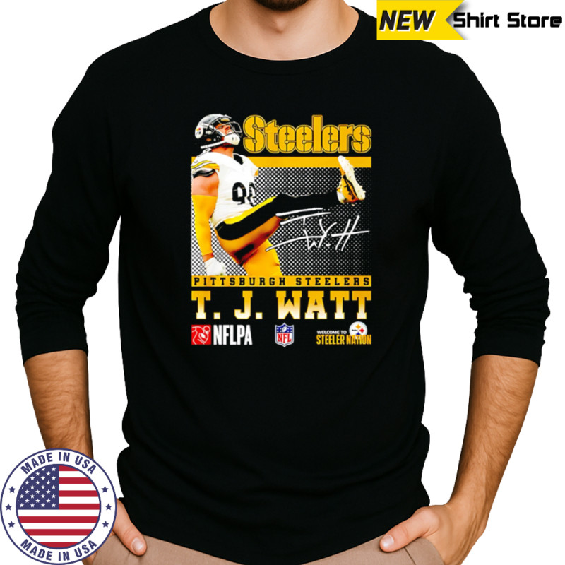T. J. Watt Pittsburgh Steelers Signature shirt Long Sleeved