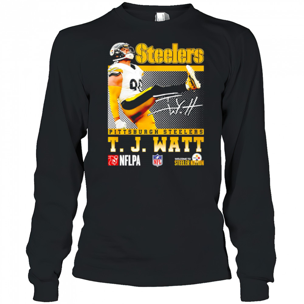 T. J. Watt Pittsburgh Steelers Signature shirt Long Sleeved