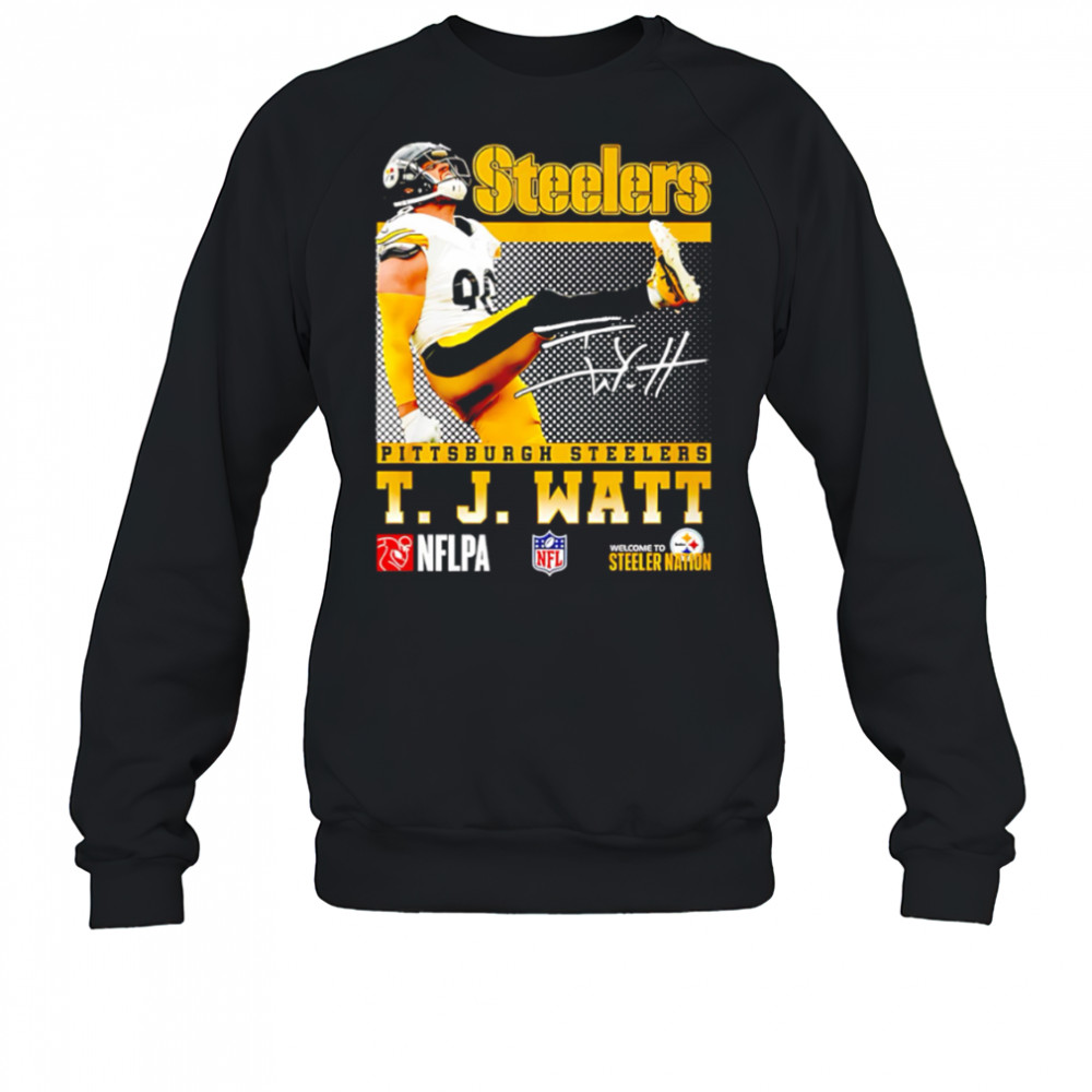 T. J. Watt Pittsburgh Steelers Signature shirt Sweatshirt