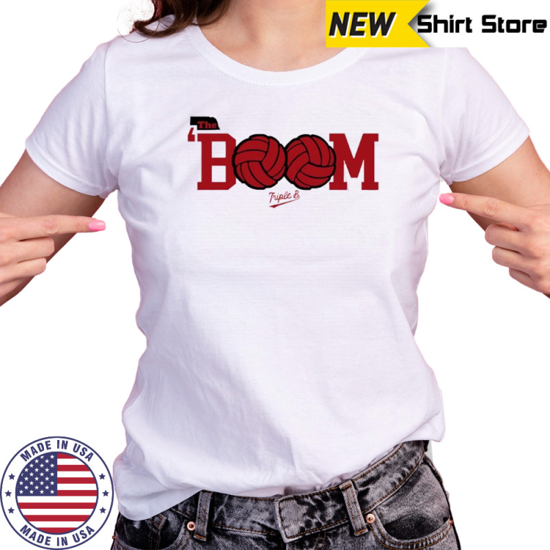 The ‘Boom Lincoln Loves Volleyball shirt Women's T-shirt