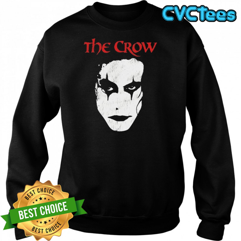 The Crow Face T-shirt Sweatshirt