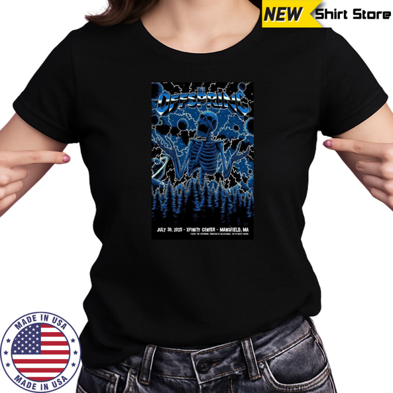 The Offspring July 30 2025 Xfinity Center in Mansfield MA Poster T-Shirt Women's T-shirt