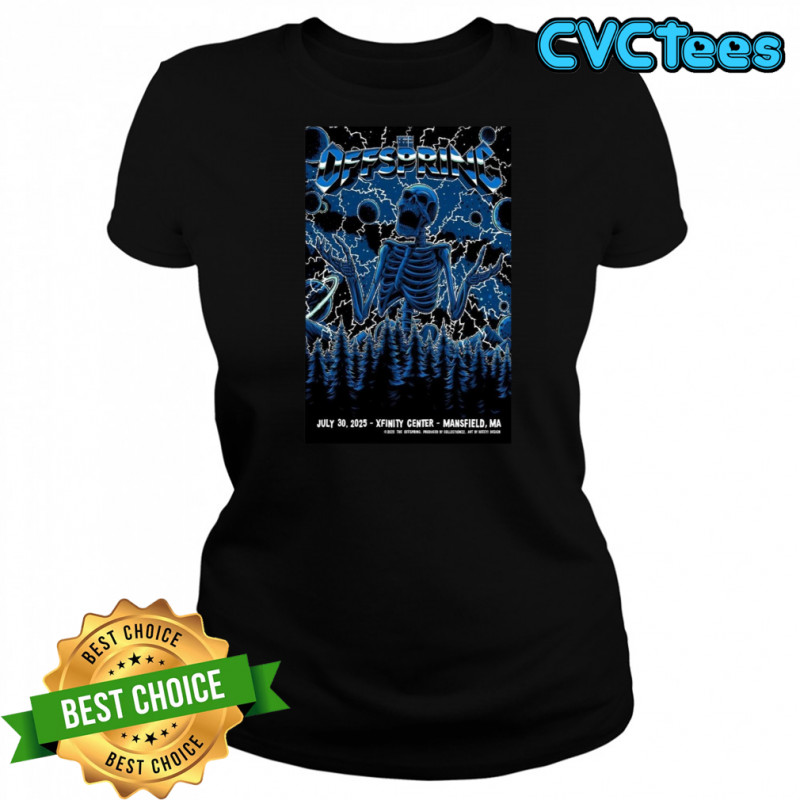The Offspring July 30 2025 Xfinity Center in Mansfield MA Poster T-Shirt Women's T-shirt