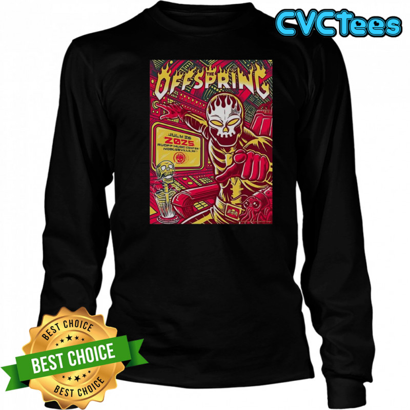 The OffSpring Ruoff Music Center In Noblesville IN Jul 26 2025 Poster T-Shirt Long Sleeved