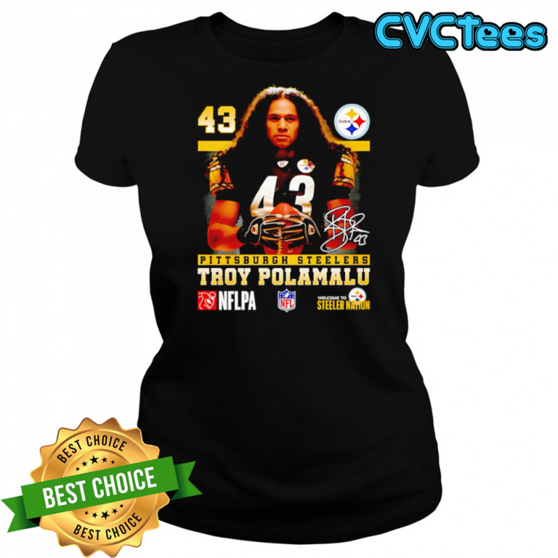 Troy Polamalu Pittsburgh Steelers Signature shirt Women's T-shirt