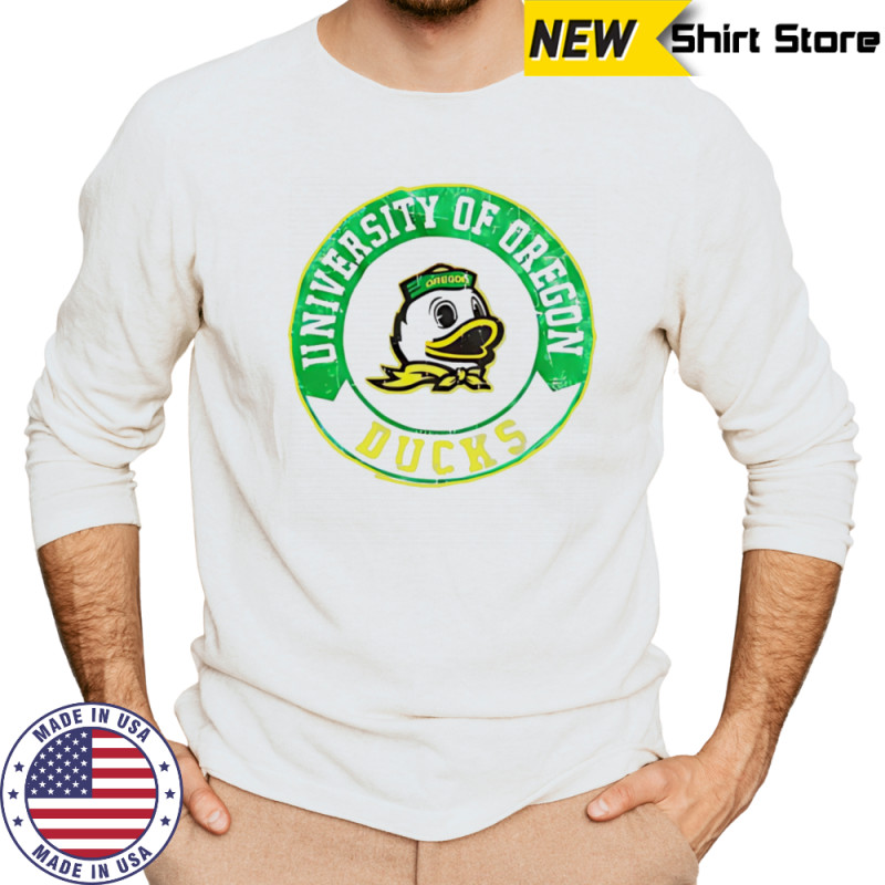 University of Oregon Ducks logo shirt Long Sleeved