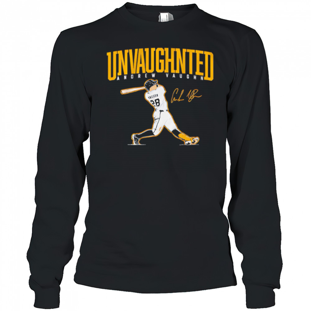 UnVaughnted Andrew Vaughn Milwaukee Brewers baseball shirt Long Sleeved