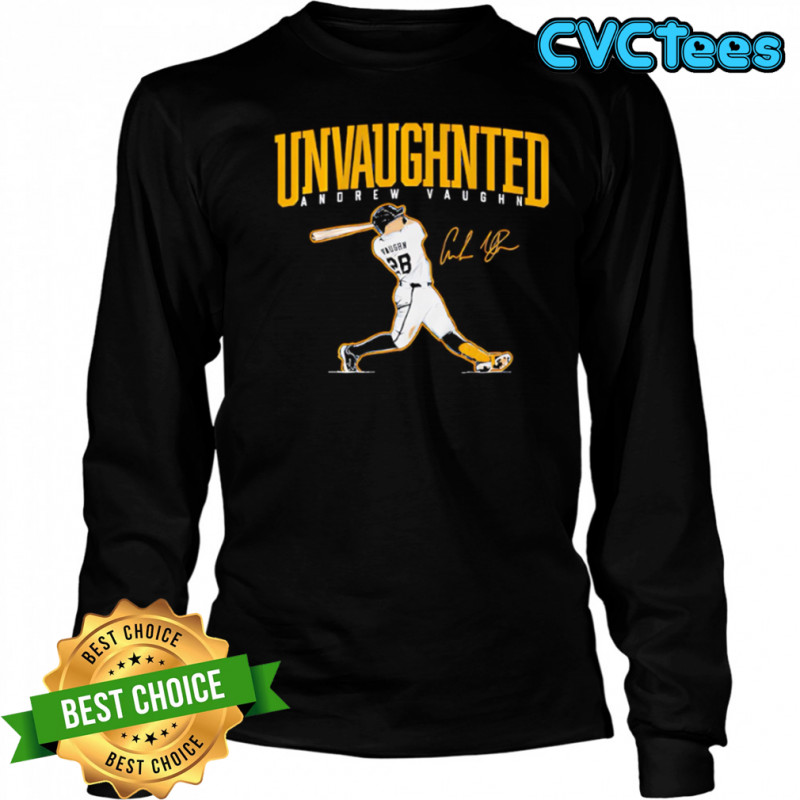 UnVaughnted Andrew Vaughn Milwaukee Brewers baseball shirt Long Sleeved