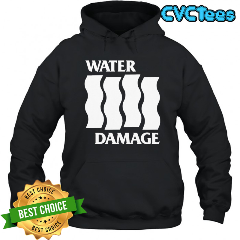 Water Damage Flowing Water T-shirt Hoodie