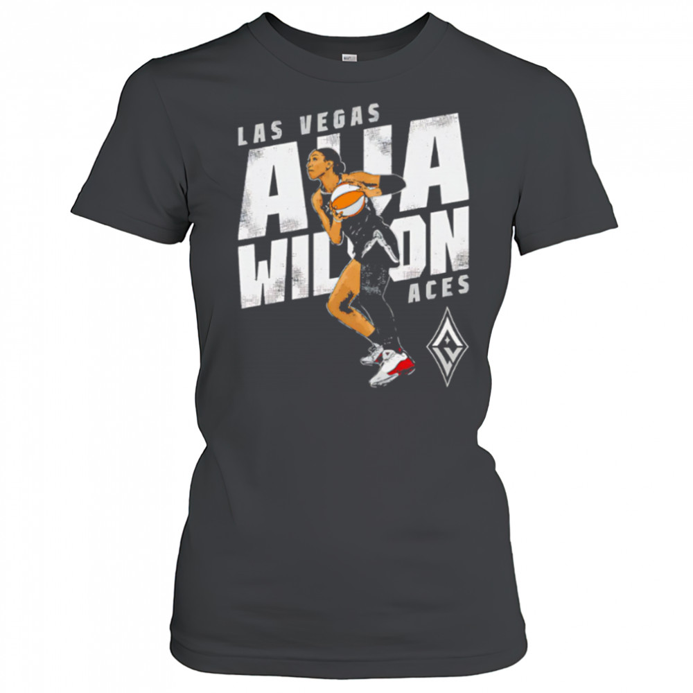 WNBA A’ja Wilson Las Vegas Aces Slant shirt Women's T-shirt