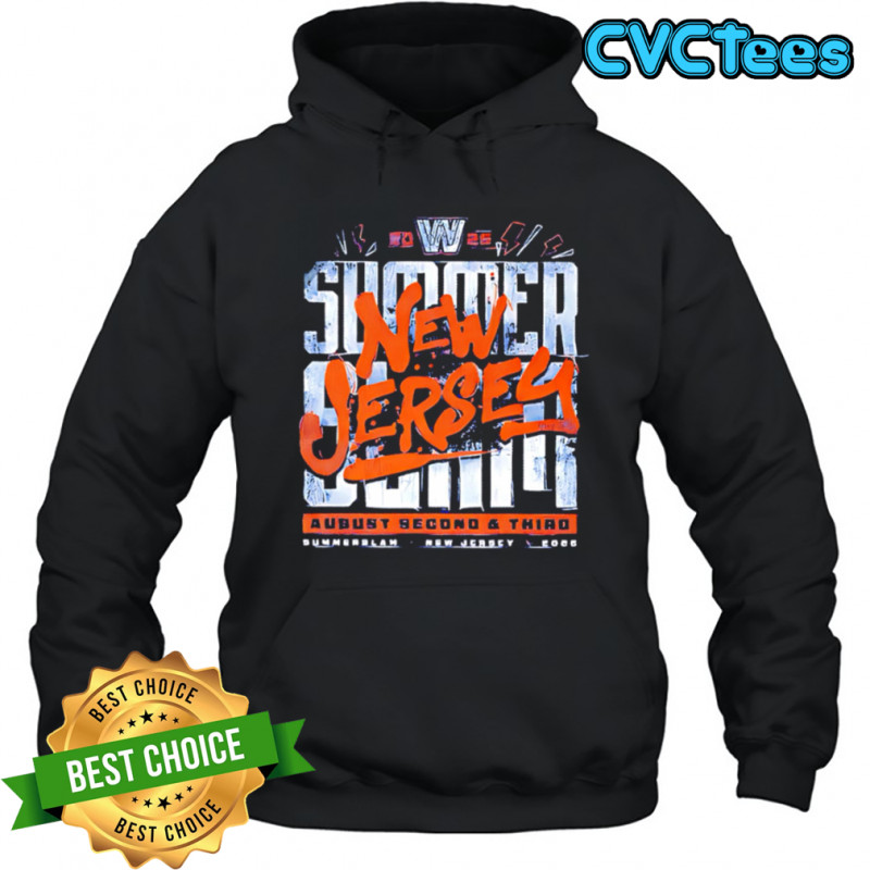 Wwe Summerslam 2025 Summer New Jersey August Second and Third shirt Hoodie