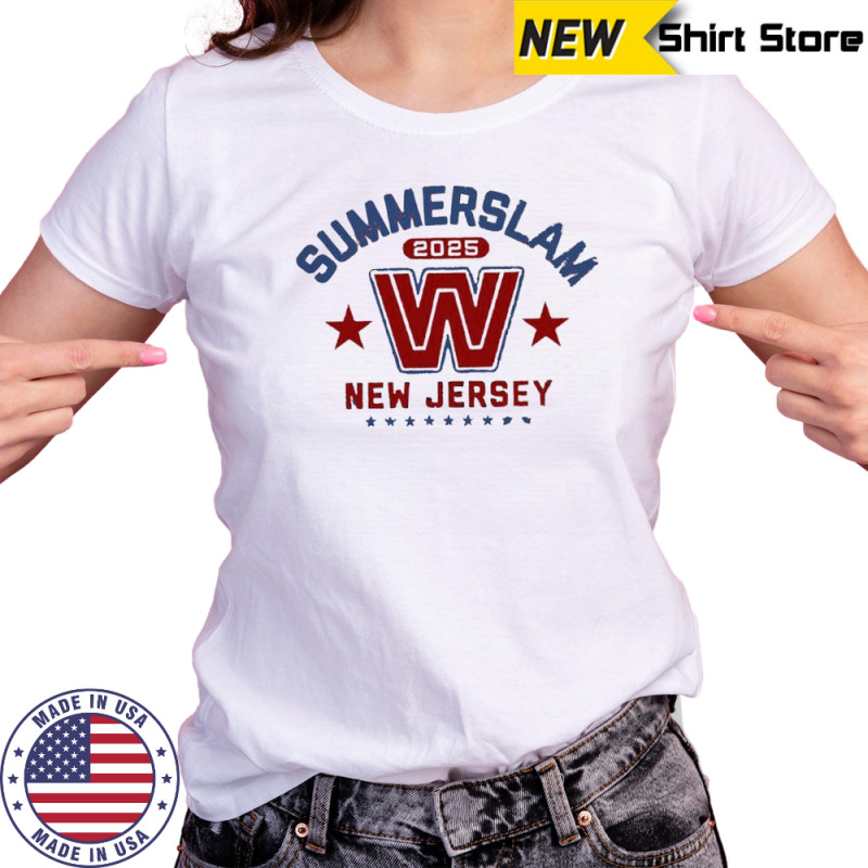 Wwe Summerslam 2025 Summer New Jersey shirt Women's T-shirt