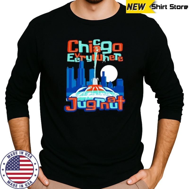 Chicago Everywhere Jungrnaut shirt Long Sleeved