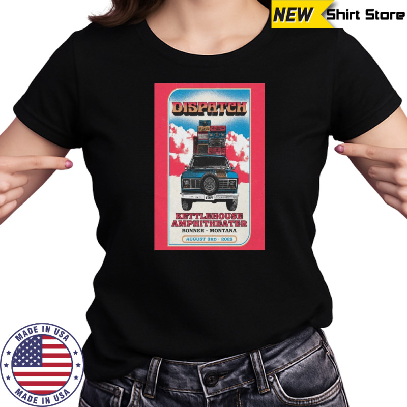 Dispatch Bonner MT Poster Tour Aug 3 2025 T-Shirt Women's T-shirt
