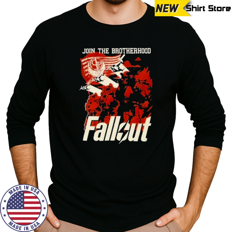 Fallout Join The Brotherhood T-Shirt Long Sleeved