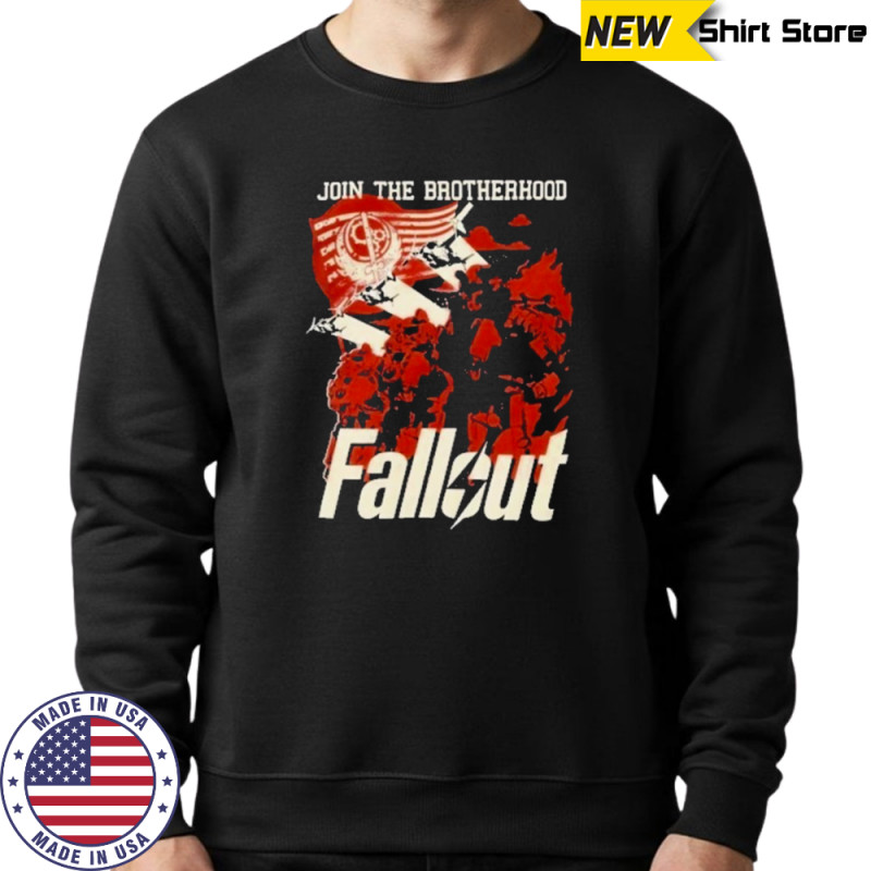 Fallout Join The Brotherhood T-Shirt Hoodie