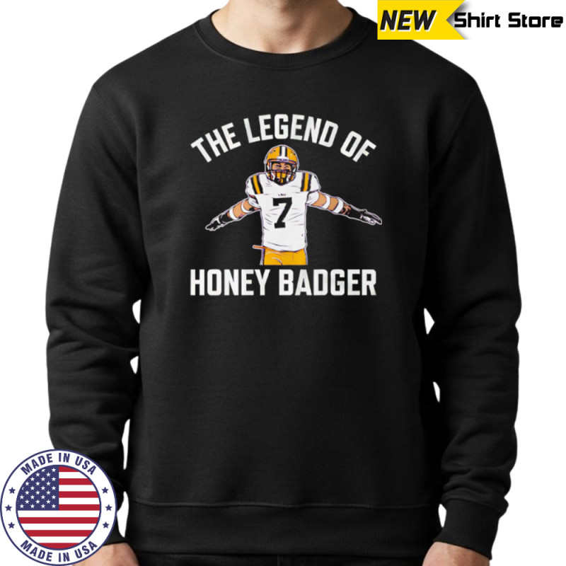 Tyrann Mathieu Legend of Honey Badger LSU Tigers NCAA shirt Hoodie