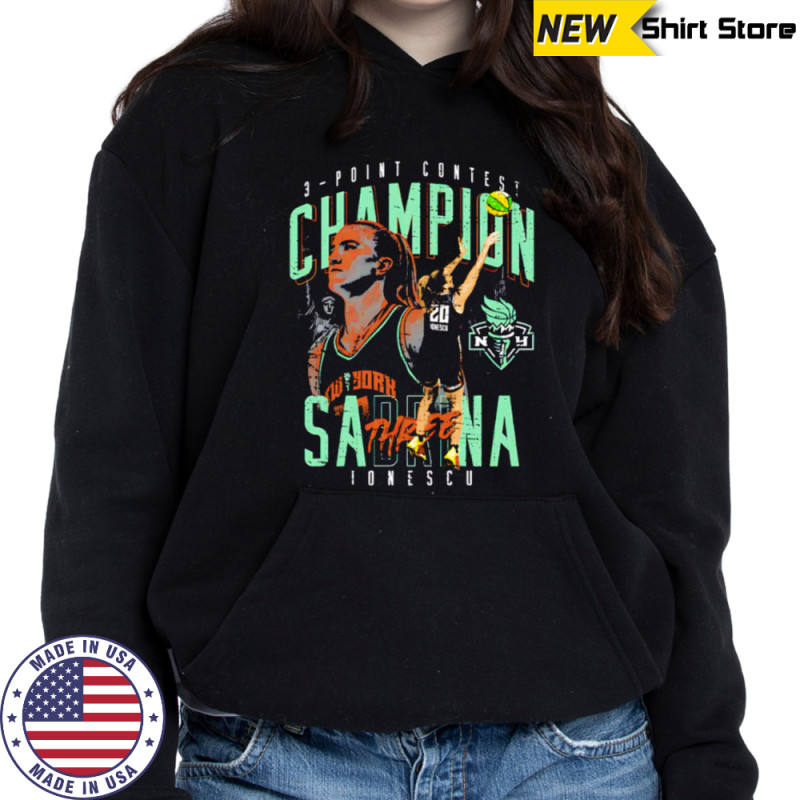 WNBA Sabrina Ionescu New York Liberty 3 Point Champ 2025 shirt Sweatshirt