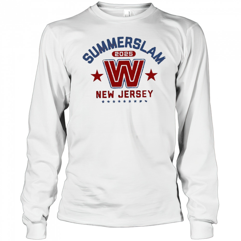 Wwe Summerslam 2025 Summer New Jersey shirt Long Sleeved
