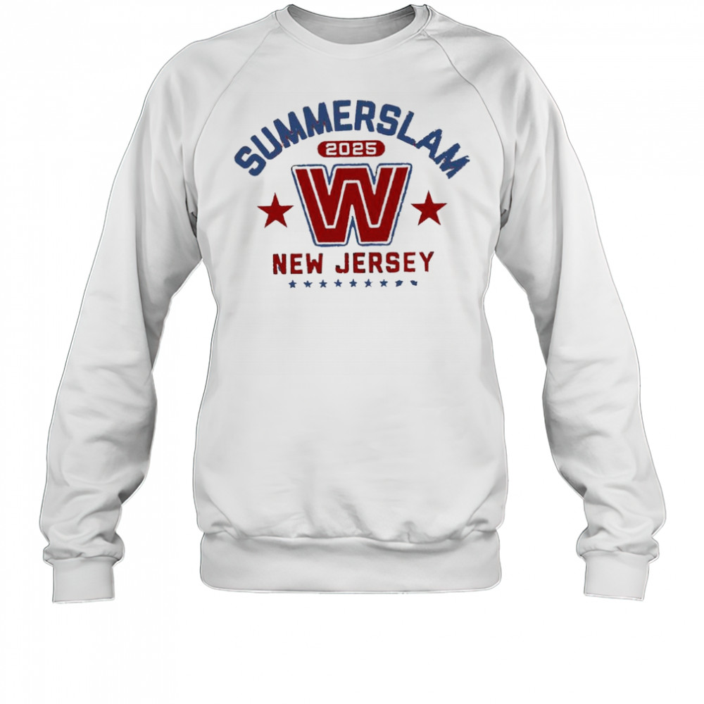 Wwe Summerslam 2025 Summer New Jersey shirt Sweatshirt