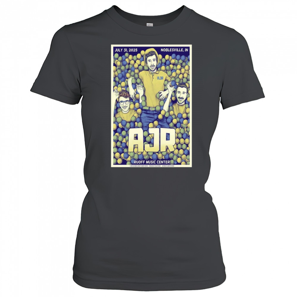 AJR Tour Poster July 31 2025 Noblesville Indiana T-Shirt Women's T-shirt