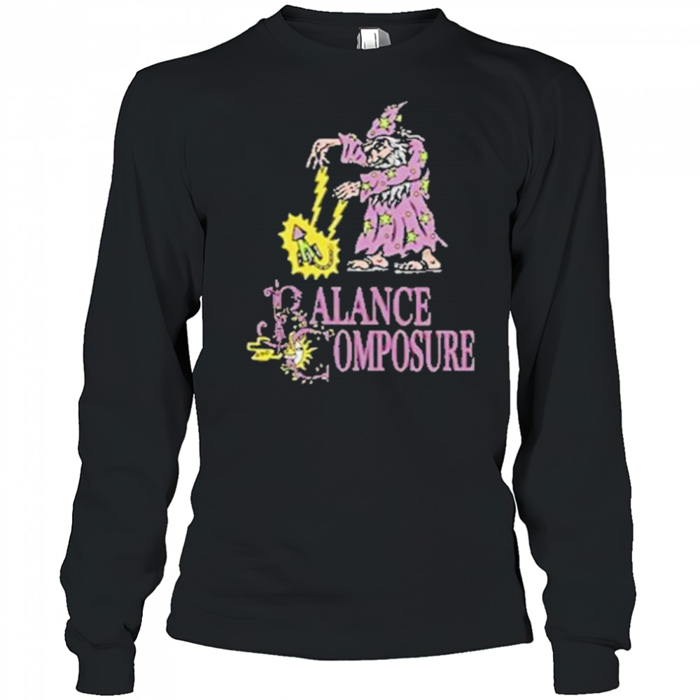 Balance And Composure Wizard T-Shirt Long Sleeved