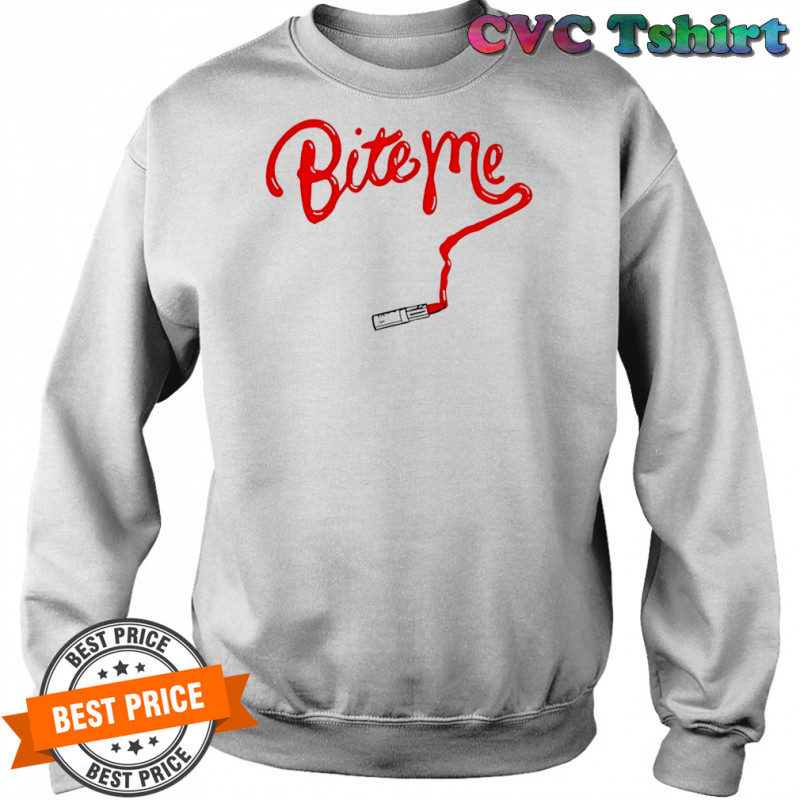 Bite me lipstick shirt Sweatshirt