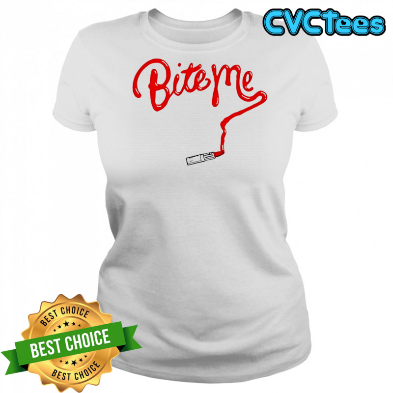 Bite me lipstick shirt Women's T-shirt