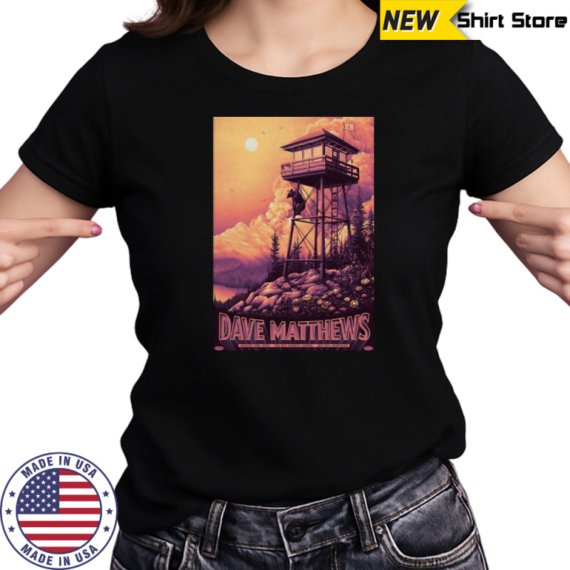 Dave Matthews Band Aug 2 2025 Wildlands Music In Big Sky MT Poster T-Shirt Women's T-shirt