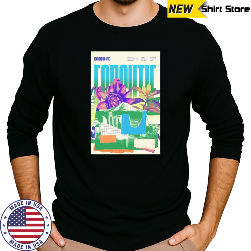 Death Cab For Cutie Live in Seattle WA Aug 2 2025 Tour Poster T-Shirt Long Sleeved