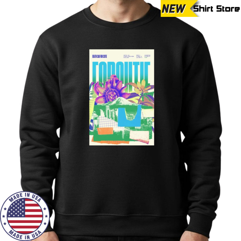 Death Cab For Cutie Live in Seattle WA Aug 2 2025 Tour Poster T-Shirt Hoodie