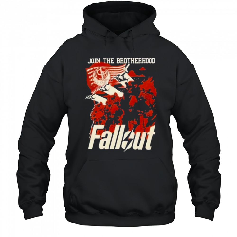 Fallout Join The Brotherhood T-Shirt Hoodie