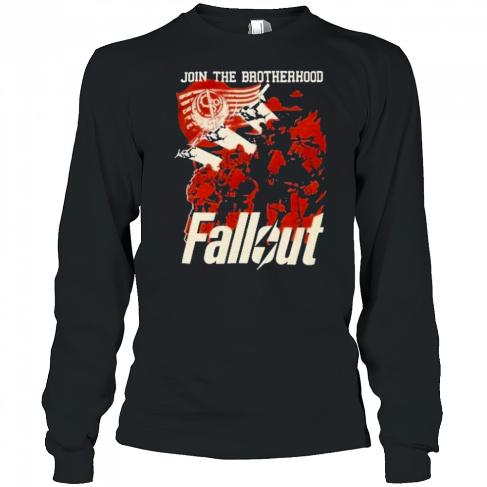 Fallout Join The Brotherhood T-Shirt Long Sleeved