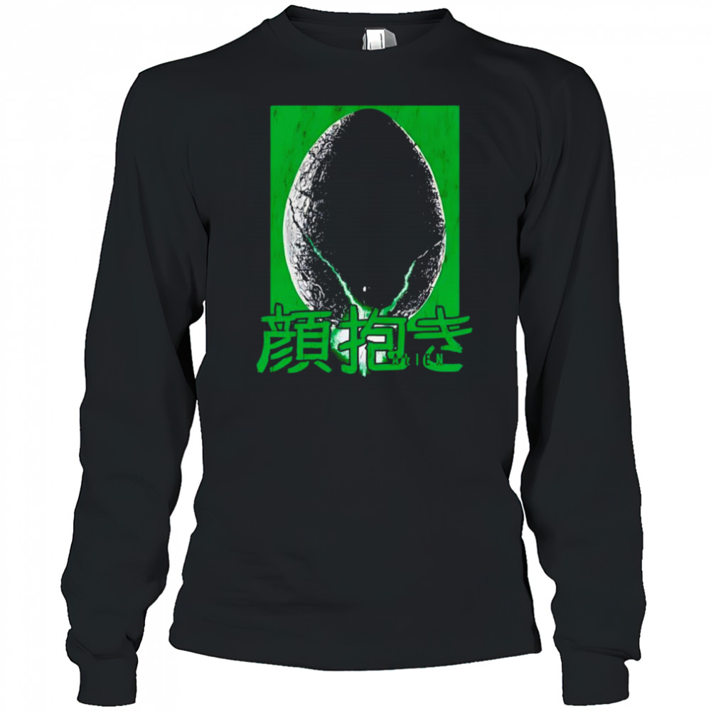 Hatching Alien egg shirt Long Sleeved