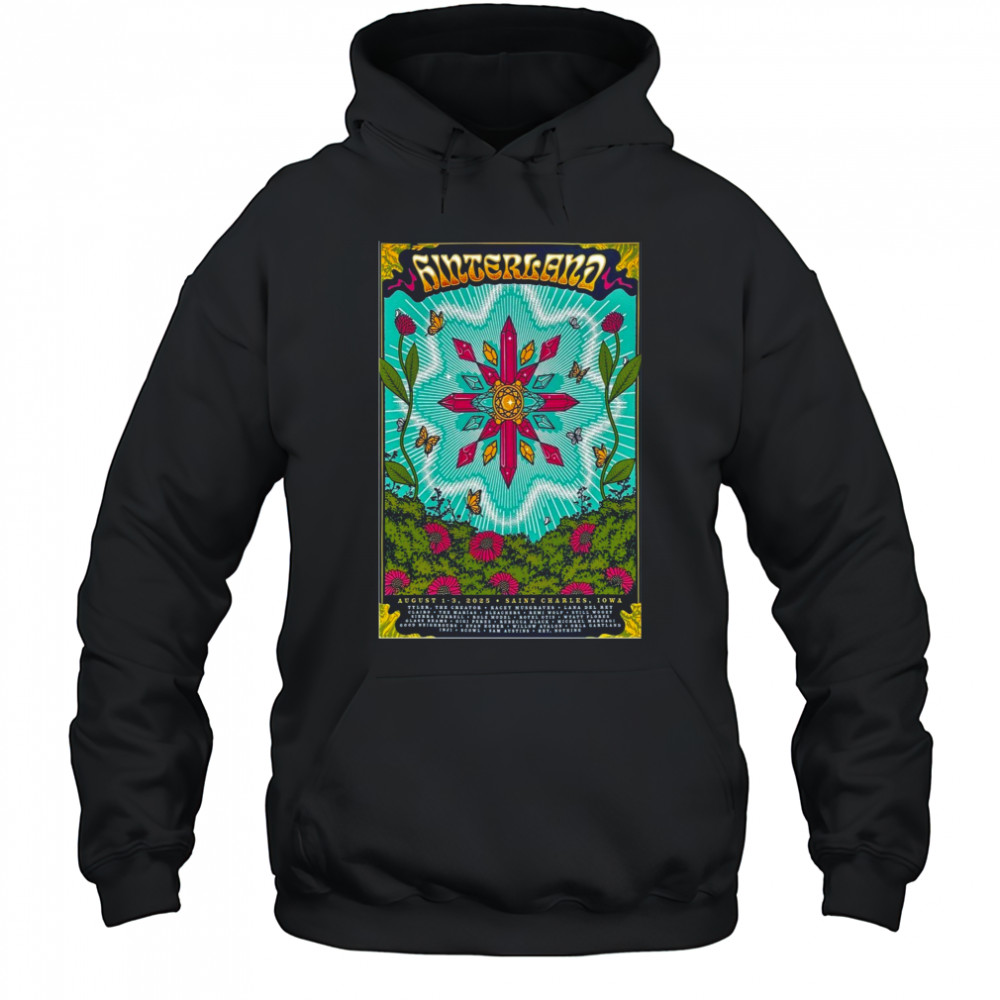 Hinterland Music Festival Aug 1-3 2025 In St. Charles Iowa Poster T-Shirt Hoodie