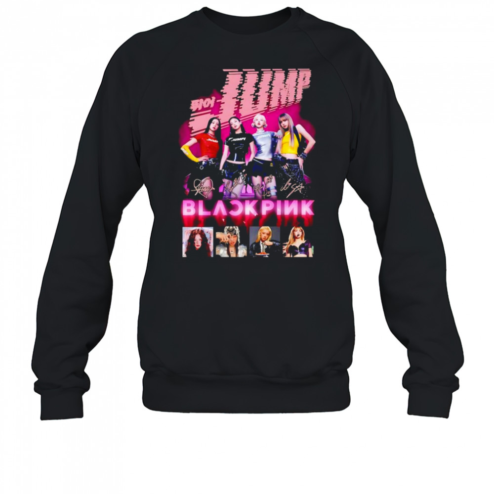 Jump Blackpink signatures shirt Sweatshirt