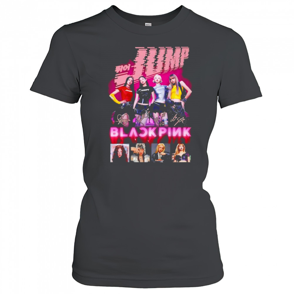 Jump Blackpink signatures shirt Women's T-shirt