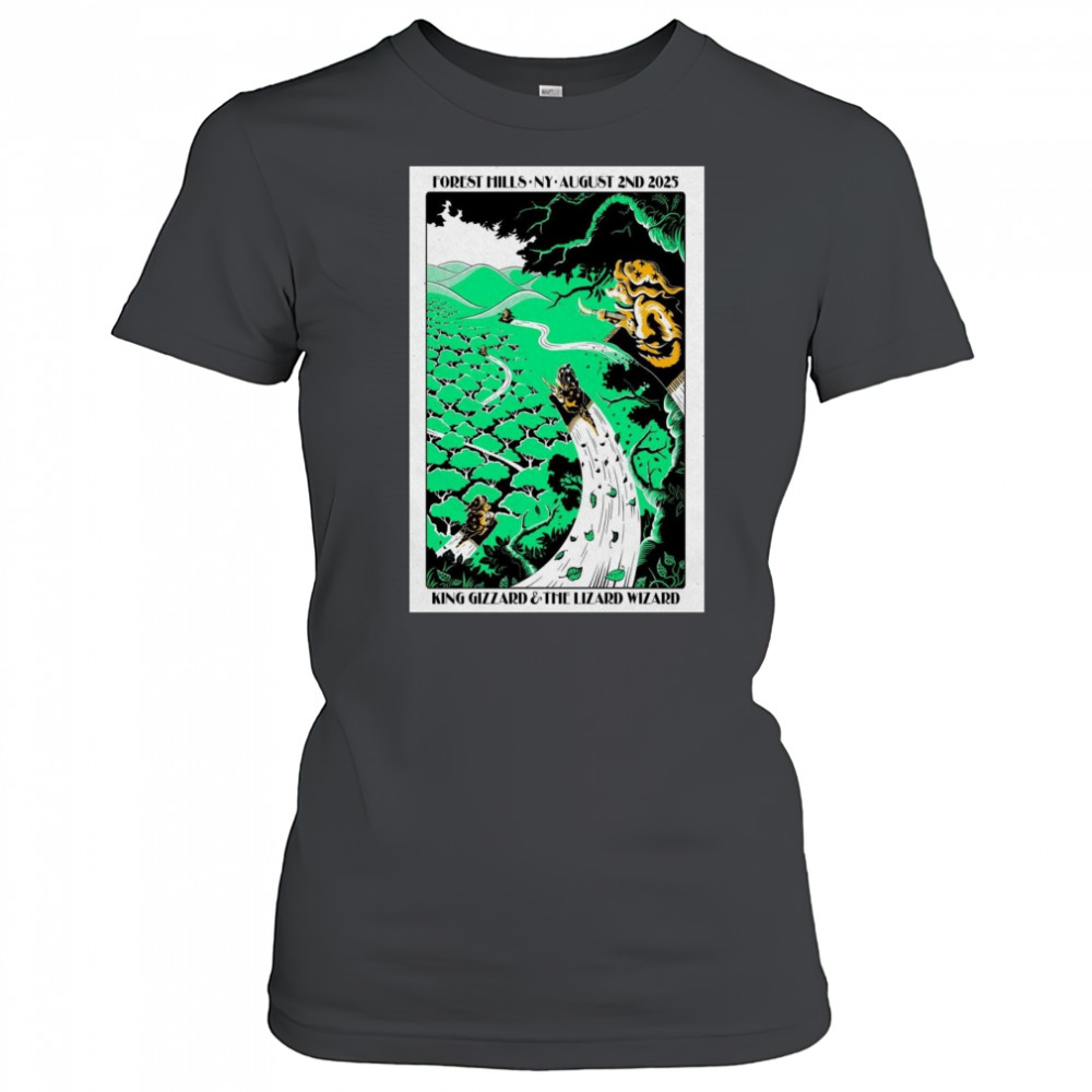 King Gizzard Live Forest Hills Stadium in Queens August 2 2025 Poster T-Shirt Women's T-shirt